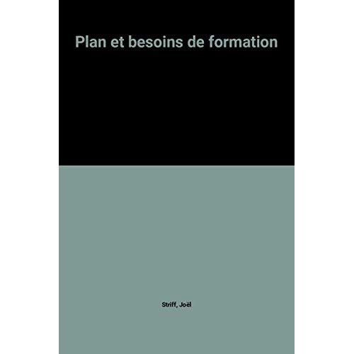 Emprunter Plan et besoins de formation livre