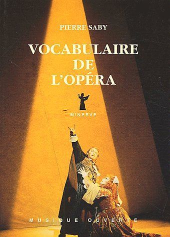 Emprunter Vocabulaire de l'opéra livre