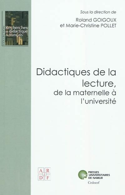 Emprunter Didactiques de la lecture, de la maternelle à l'université livre