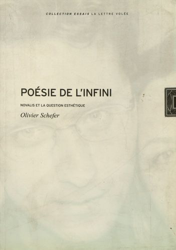 Emprunter Poésie de l'infini. Novalis et la question esthétique livre