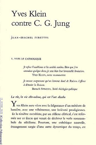 Emprunter Yves Klein contre C-G Jung livre