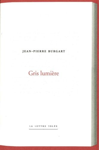 Emprunter Gris lumière livre