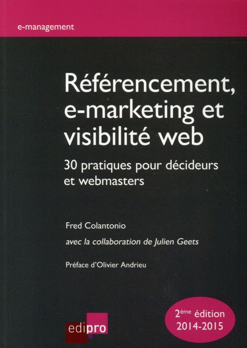 Emprunter Référencement, E-marketing et visibilité web livre