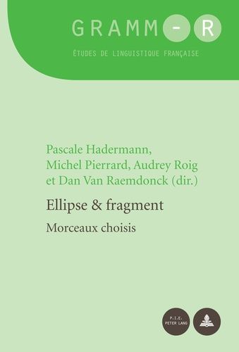 Emprunter Ellipse & fragment : morceaux choisis livre