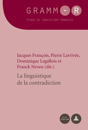 Emprunter LA LINGUISTIQUE DE LA CONTRADICTION livre