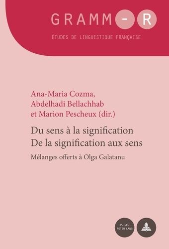 Emprunter Du sens à la signification, de la signification aux sens livre