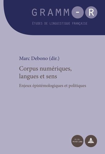 Emprunter Corpus numérique, langue et sens livre