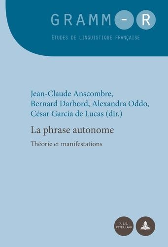 Emprunter La phrase autonome. Théories et manifestations livre