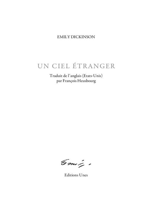 Emprunter Un ciel étranger. Edition bilingue français-anglais livre