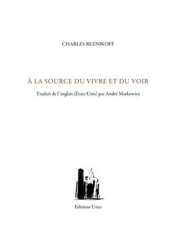 Emprunter A la source du vivre et du voir livre