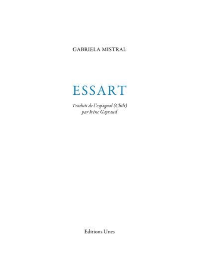 Emprunter Essart livre