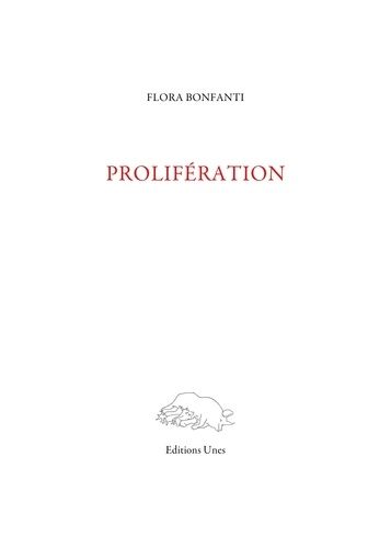 Emprunter Prolifération livre