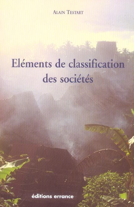 Emprunter Eléments de classification des sociétés livre