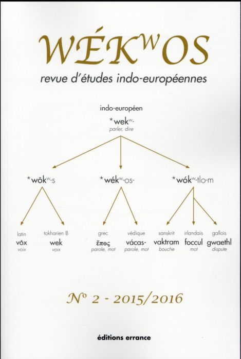 Emprunter Wékwos N° 2/2015-2016 livre