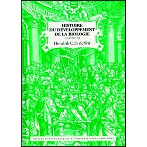 Emprunter Histoire du développement de la biologie. Volume 1 livre