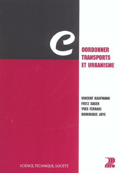 Emprunter Coordonner transports et urbanisme livre