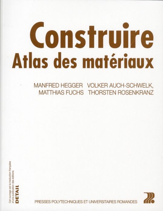 Emprunter Construire Atlas des matériaux livre