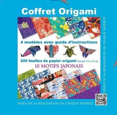 Emprunter Coffret Origami. 4 modèles avec guide d'instruction, 200 feuilles de papier origami, 10 motifs japon livre