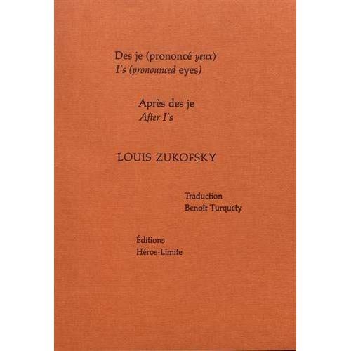 Emprunter Des je (prononcé yeux) %3B Après des je. Edition bilingue français-anglais livre