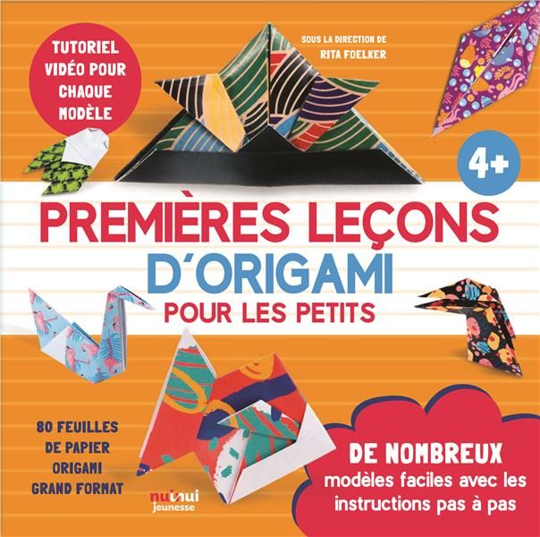 Emprunter Premières leçons d'origami pour les petits. 80 feuilles de papier origami grand format livre