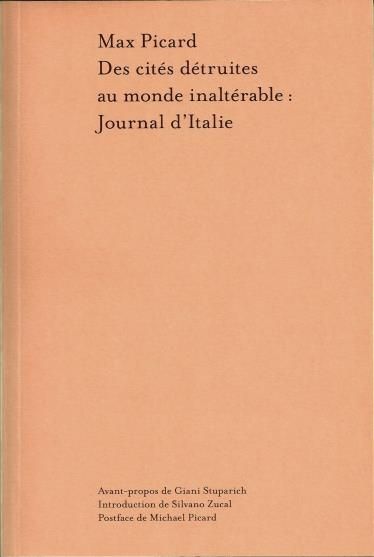 Emprunter Des cités détruites au monde inaltérable: Journal d'Italie livre