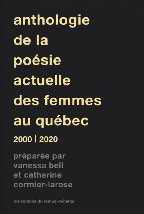 Emprunter Anthologie poésie actuelle des femmes au Québec. 2000-2020 livre