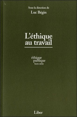 Emprunter L'éthique au travail livre