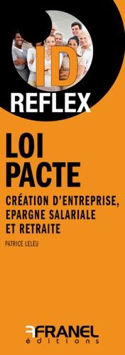 Emprunter Loi Pacte. Plan d'action pour la croissance et la compétitivité des entreprises livre