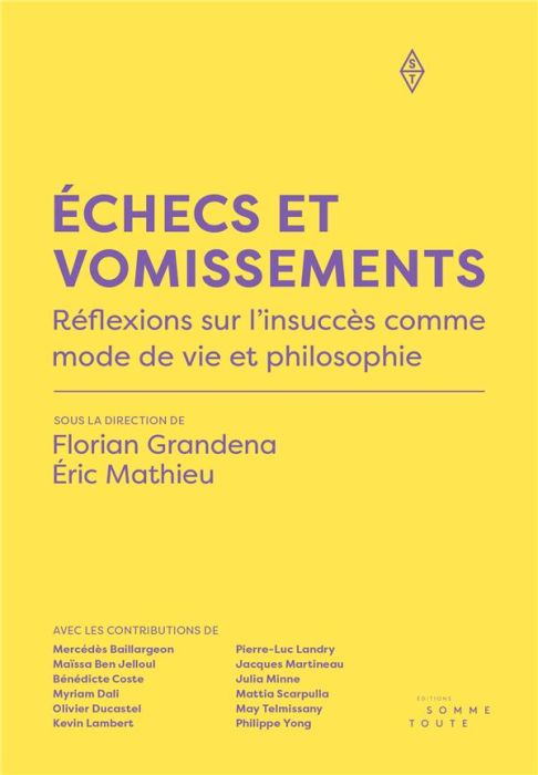 Emprunter Échecs et vomissements. Réflexions sur lÂ´insuccès comme mode de vie et philosophie livre