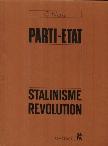 Emprunter Parti-état, stalinisme, révolution livre