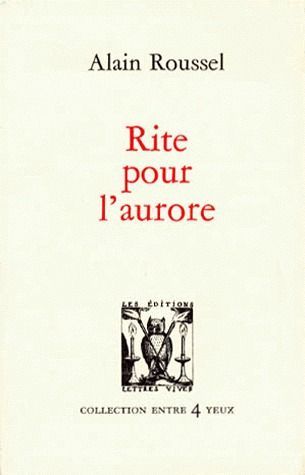 Emprunter Rite pour l'aurore livre