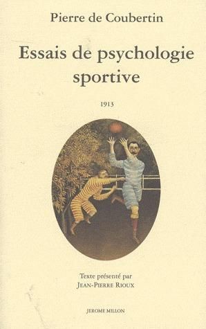 Emprunter Essais de psychologie sportive livre