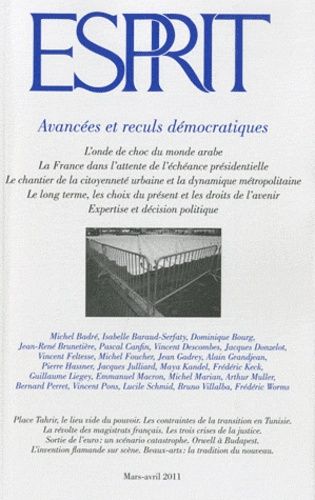 Emprunter Esprit N° 373, mars-avril 2011 : Avancées et reculs democratiques livre