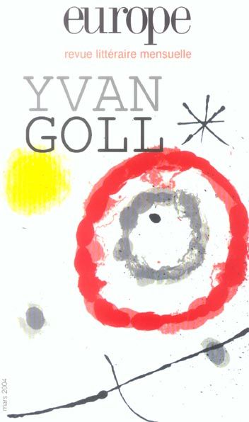 Emprunter Europe N° 899 Mars 2004 : Yvan Goll livre