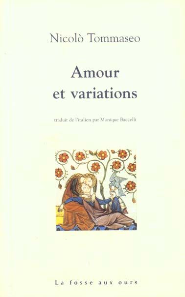 Emprunter AMOUR ET VARIATIONS livre