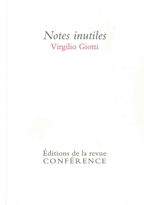 Emprunter Notes inutiles livre