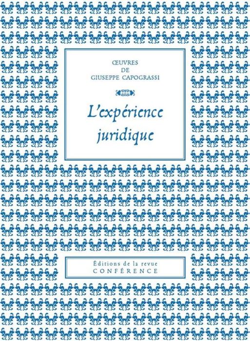 Emprunter L'expérience juridique livre