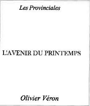 Emprunter L'avenir du printemps livre