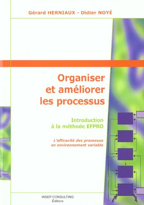 Emprunter Organiser et améliorer les processus. Introduction à la méthode EFPRO, l'efficacité des processus en livre