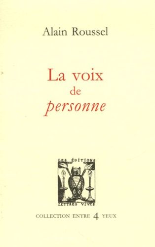 Emprunter La voix de personne livre