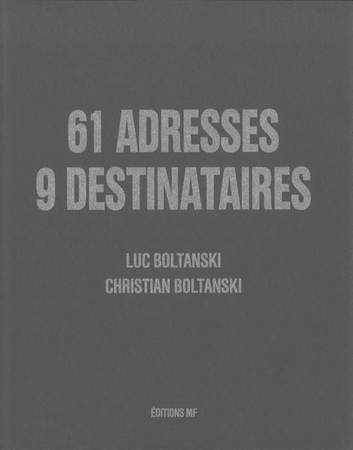 Emprunter 61 adresses, 9 destinataires livre