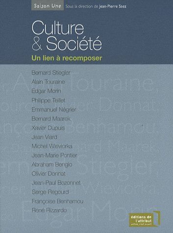 Emprunter Culture & Société. Un lien à recomposer livre