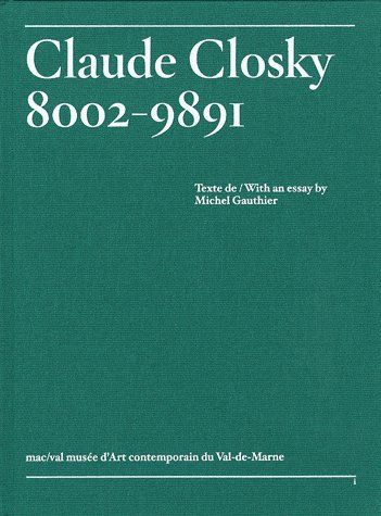 Emprunter Claude Closky, 8002-9891 livre