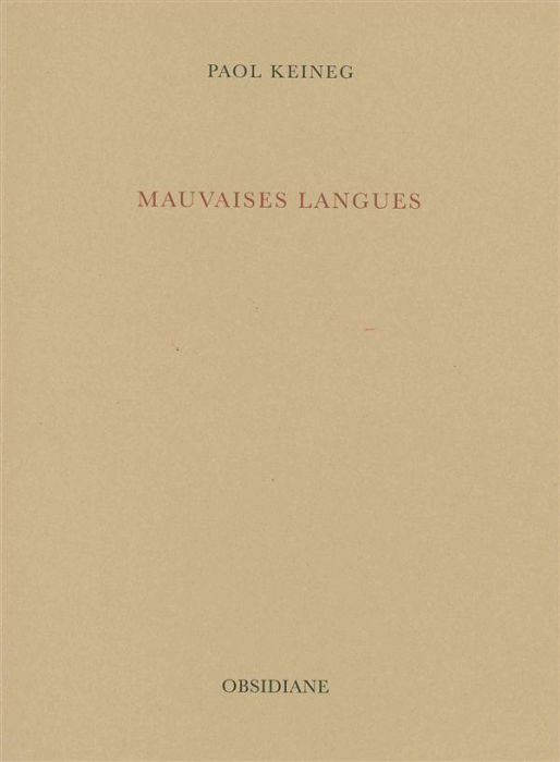 Emprunter Mauvaises langues livre