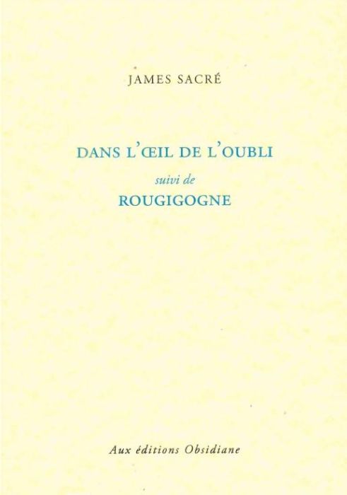 Emprunter Dans l'oeil de l'oubli suivi de Rougigogne livre