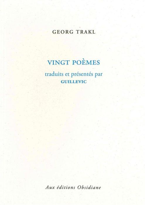 Emprunter Vingt poèmes. Edition bilingue français-allemand livre