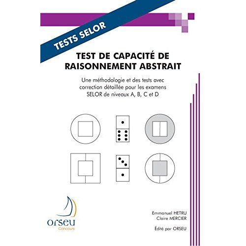 Emprunter Test de capacité de raisonnement abstrait. Une méthodologie et des tests avec correction détaillée p livre