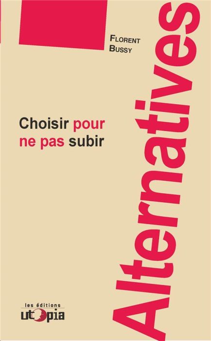 Emprunter Alternatives. Choisir pour ne pas subir livre