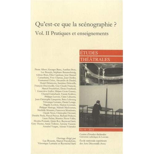 Emprunter Etudes théâtrales N° 54-55/2012 : Qu'est-ce que la scénographie ? Volume 2, Pratiques et enseignemen livre