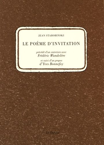 Emprunter Le poème d'invitation livre